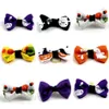 Abbigliamento per cani Halloween Elastici per capelli Bowknot Copricapo per animali domestici Prodotti per toelettatura per gatti Archi Copricapo - Ztou229e