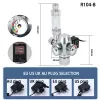 Equipamento novo regulador de co2 para aquário, válvula eletromagnética, contador de bolhas, sistema de controle de co2, tanque de peixes, válvula redutora de pressão de co2