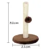 Scratchers Sisal Rope Cat Scraper Post Post Hitten Pet Jumping Tower Toy مع Call Cats Sofa Protector Tree Tree Tower Tower