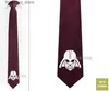 Neckband Darth Vader Men Jacquard Woven Male Slim smal 2,3 slips 6 cm Neckwear Wedding Party Groom Tie Cufflink LK019M L240313