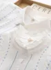 女性用ブラウスJMPRSピュアコットン女性ホワイトシャツエレガントな刺繍長袖レースパッチワークOLシャツ因果スリム女性トップ