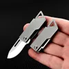 Camping Hunting Knives Mini D2 Stick Knife High Hardness Folding Pocket Key Knife for Self-Defense Outdoor EDC Hand Tool Box Knife 240312