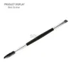 Makeup Brushes Professional Double Eyelash Makeup Brush Använd Portable Makeup Tool Nylon Plast Borste varaktiga ögon Makeup LDD240313