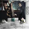 Personnage 3d papier peint beau Piano Prince et fille Sexy murale moderne décoration de la maison salon chambre classique fonds d'écran 2663