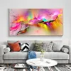 Abstrakte größere Größe Morden Cloud Leinwand Kunst bunte abstrakte Ölgemälde Wandbilder für Wohnzimmer Home Decor kein Frame282A