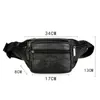 Skórzana torba z talii Mężczyźni Fanny Pack Brand Waterproof Waterproof Hip Black Black Belt Big Bags Nerek 240308