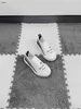 Luxe baby gebreide schoenen designer kinderen sneakers maat 26-35 Boxbescherming Zwart-wit kleurenschema ontwerp meisjes casual schoenen 24Mar