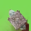 Top Quality 925 sterling silver luxurious jewelry rings 8A ice flowers zirconia designer ring for woman square Pink Blue White Dia9252967