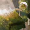 Zasłony Arbor Tree Lake Krajobraz Sheer Voile Kurtyna do salonu przezroczyste zasłony okienne tiulowe do sypialni akcesoria dekoracje