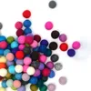 240 peças bolas de feltro bola de lã 40 cores feltro artesanal para vesículas a granel para feltro e guirlanda diy y0816261j