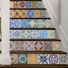 Peel and Stick Tile Backsplash Stair Riser Decals Diy Tile Decals Mexikanska traditionella Talavera Watertproof Home Decor Staircase D299B
