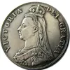 GRÃ-BRETANHA Victoria Double Florin 1888 Copiar moeda em acessórios2818