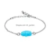 Chaîne Nouvelle Mode Hamsa Main Opale Bracelet Pour Femmes Blanc Rose Bleu Taille Réglable Élégant Bijoux Cadeau Drop Livraison Bracelets Dh6HL