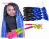 Xpression Braiding Hair Synthetic Hair Weave Two Tone Black Brown Jumbo flätor Bulks Extension Cheveux 24inch Ombre Passion 4664802