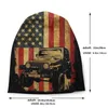 Bérets Vintage drapeau américain Sports de plein air mince coupe-vent doux mode bonnet chapeau amant 4x4 hors route S passionné fille 4 juillet