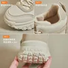 Walking Shoes Casual Shoes Instagram Korean Version Thick Soled High Top Shoes Autumn and Winter Student Height Increasing Casual Versatile Running Sports Shoes