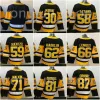 Custom Мужские женские молодежные хоккейные майки Pittsburgh''Penguins''87 Сидни Кросби 71 Евгений Малкин 59 Джейк Гюнцель 58 Крис Летанг 66 Лемье Альтернативный черный пингвин S