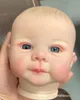 19 inch Reborn Doll Kits Juliette met veel details Aderen Niet-gemonteerde onderdelen Doek lichaam en ogen 240304