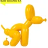 BAO GUANG TA Art caca chien Art Sculpture résine artisanat abstrait ballon Animal Figurine Statue décor à la maison cadeau de saint valentin R1272Z