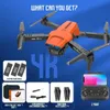 Дроны A6 PRO RC Drone 4k HD Двойная камера Аэрофотосъемка FPV Высота дрона Keep One Key Return Quadcopter Toy ldd240313