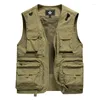 Men's Vests Sleeveless Parkas Fashion Casual Style High Quality Comfortable Men Clothing Large Size 6XL Zipper Classic Outdoor Jacket