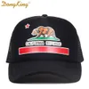 Dongking Fashion Trucker Hat California Flag Snapback Mesh Cap Retro California Love Vintage California Republic Bear Top D1811060209C