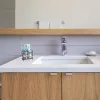 Holders Kleiner Zahnbürstenhalter für Badezimmer, 5 Fächer, bronzefarbener Edelstahl-Badezimmer-Accessoires-Organizer für kleine Räume