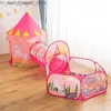 Toy Tents Toy Tents Baby Ball Pool Boys Girls Kids Ball Pit Playground Game Playhouse Activity Game Dry Pool Toy for Children Indoor Tents Q231220 L240313