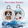 Trackers Mini Smart Tracker GPS Cats Locator Pet Antilost Device Location Collar Waterproof GPS Tracker For Cats Dogs Tracking Locating