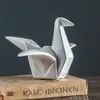 Objets décoratifs Figurines maison moderne céramique mille grues en papier Origami abstrait artisanat ameublement enfants R3124