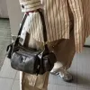 7A حقائب الجودة مصممة Women Bag Miui Hobo Vintage Leather Bag Y2K أكياس الكتف