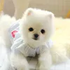 Spirng Summer Dog Clothes Lace Doll Shirt Warm For Small Dogs Costumes Coat Jacket Puppy Pets Outfits T200710275f