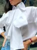 Camicette da donna Celmia Office Lady Top a maniche lunghe Papillon Moda Chemise Button Up Camicie eleganti Pendolarismo 2024 Autunno Donna Blusas