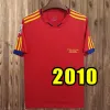 Camiseta de Futbol Retro Soccer Jerseys Espana 1994 1996 2008 2010 2010 Football Shird Vintage David Villa Hierro Torres Fabregas Espagne 94 96 02 08 10 12 18 18