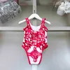 Brand kids one-pieces Swimsuit Designer girls swimwear Size 80-150 CM Symmetric pattern child Beach Bikinis Children Swimwears 24Mar