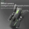 Droni HD Doppia Fotocamera Dron Pieghevole Quadcopter Giocattolo Regalo F166 8K Professionale Evitamento Ostacoli su Quattro Lati Telecomando RC Drone 24313