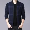 Vestes pour hommes Great Men Jacket Slim Casual Spring Coat Zip-up Mince pour le travail