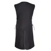 Gilet da uomo Uomo unisex medio-lungo rinascimentale gilet medievale gilet vittoriano costume da guerriero festa di ballo di scena cosplay uomo gilet homme