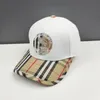 Ball Caps Fashion New Designer Classic Baseball for Men Women High End Cap Retro Plaid Letter Sun Bucket Hat