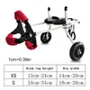 Köpek araba koltuğu kapaklar kolay taşıma arka bacaklar tekerlekli sandalye alüminyum alaşım için handiked arka w0yc307j