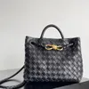 Andiamo Borsa e portamonete di lusso Borsa firmata per donna Borsa da uomo ad alta capacità Intreccio in pelle borse moda Totes Borsa a tracolla da viaggio con pochette per ragazza Borse shopper a spalla