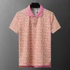 Мужская футболка Дизайнерская рубашка поло Мужские поло Высококачественная вышивка Модный воротник Мужская верхняя футболка Роскошная #040