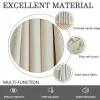 Curtains High Blackout Curtains For Living Room Window Curtains For Bedroom Curtains Ready Made Finished Drapes Grey Cream Grommet Top