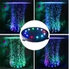 Oświetlenie LED Aquarium Bubble Lekkie powietrze Kamień zanurzalny akwaria LED Air Bubbler Light Air Bubble Lampa do wystroju akwarium żółwia