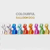 Modern balloon dogs sculptures household adornment art Resin Craft Sculpture Art for Statue Home Decoration T200330330V