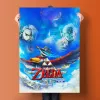 Affiche de jeu de calligraphie Zelda Espada, ensemble de peinture sur toile imprimée pour salon, décoration murale de chambre d'enfants