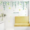 Wall Stickers Green Leaves Nordic Plant Bonsai DIY Daisy Decals For Living Room Bedroom Decoration Home Decor Sticker