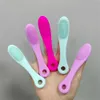 Make-up Pinsel 1 stücke Gesicht Poren Reinigung Pinsel Mitesser Pickel Peeling Abgestorbene Haut Entferner Mini Finger Massage Gesicht Waschen Reinigung ldd240313