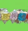 Top Quality 925 sterling silver luxurious jewelry rings 8A ice flowers zirconia designer ring for woman square Pink Blue White Dia5260426