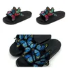 2024 Designer Sliders Sandal Hommes Pantoufles Black Bee Tiger Slide Toile Vert Summer Beach Slides Taille 36-41 GAI